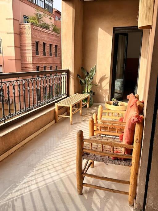 Centre Gueliz Avec Terrasse Spacieuse Appartement *